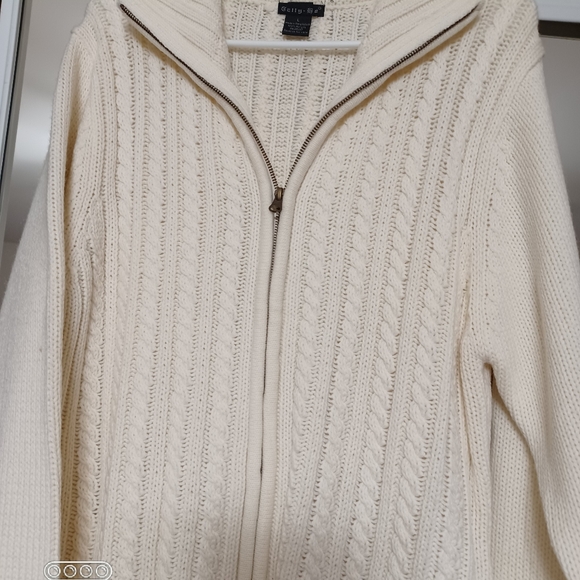 Gallery Sportswear zipper front heavy Sweater unisex/ - Picture 2 of 9